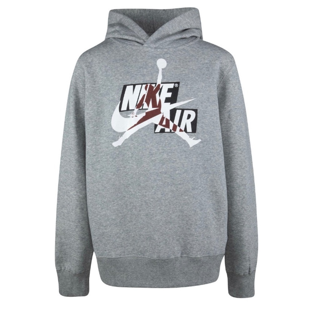 Nike Big boys gray pull over hoodie